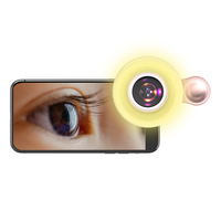LQ-190 macro objectif pour mobile téléphone avec anneau lumière pour salon de beauté