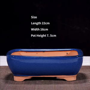 Macetas Rectangulares Grandes de Arcilla Morada de Lujo para Uso en Interiores, Decoración del Hogar y Plantas Verdes, Venta al Por Mayor - Product Image 3