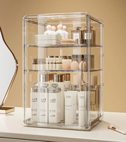 Honyard – Organisateur de cosmétiques moderne et minimaliste, écologique, boîte de rangement de maquillage de bureau en acrylique pour rouges à lèvres