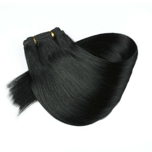 8 "-24" giá rẻ thô 100% tự nhiên bó tóc con người Brazil Remy tay thẳng con người gắn sợi ngang tóc mở rộng tóc tốt nhất các nhà cung cấp - Product Image 2