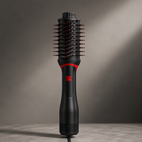 Brosse soufflante à air chaud 3-en-1 : Séchez, lissez et donnez du volume en une seule étape, résultats de qualité salon à domicile