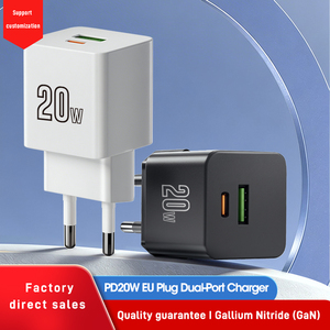 <span class=keywords><strong>Chargeur</strong></span> rapide 20W Shenzhen Lvxiangyuan, prise EU, double port PD/QC3.0, certifié CE, compatible avec les appareils électriques OTP, les téléphones portables et les tablettes. - Product Image 2
