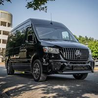 Fourgonnette Dingkong Sprinter Noir et Blanc, Intérieur Luxe Bicolore, Siège Capitaine, Éclairage Ambiant VIP |   Fabricant OEM sur mesure