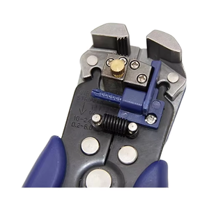 Pinza Spellafili <span class=keywords><strong>Professionale</strong></span> Autoregolante 3 in 1 con Funzione di Crimpatura e Taglio, Strumento Automatico per Spellatura Cavi per Elettricisti AWG 24-10 OEM - Product Image 5