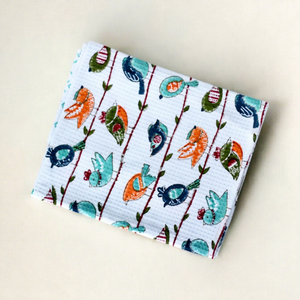 Hermosa Toalla de Baño Moderna con Estampado de Dibujos Animados, 100% Algodón, Tejido Waffle, Ecológica, de Secado Rápido, para Todas las Estaciones, para Bebés - Product Image 1