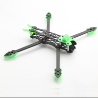 MARK4 Cadre en fibre de carbone édition HD 7 pouces avec bras de 5 mm Kit de cadre FPV Quadricoptère Télécommande Pièces de bricolage