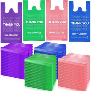 ถุงเสื้อยืดย่อยสลายได้พร้อมหูหิ้ว วัสดุ PE ปรับแต่งได้ สำหรับใช้จำนวนมาก ธุรกิจขนาดเล็ก ร้านค้าปลีก ซูเปอร์มาร์เก็ต ตลาดอาหารแบบนำกลับบ้าน - Product Image 1