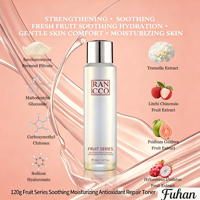 Tonique Visage Hydratant et Réparateur Antioxydant aux Extraits Naturels de Fruits Biologiques : Tremella, Dragon, Pitaya, Litchi, Goyave et Levure