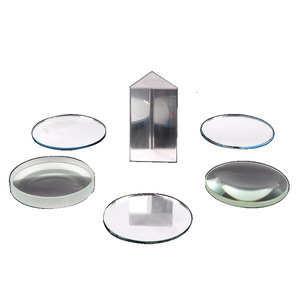 Prisma, lente convexa, lente cóncava, espejo convexo, espejo cóncavo, espejo plano, espejo de efecto funhouse, espejo curvo, óptico - Product Image 1