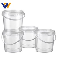 Boîtes de rangement transparentes en plastique de taille standard pour biscuits et gâteaux, contenants en plastique de qualité alimentaire robustes avec poignées renforcées