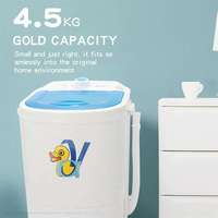 Hot Sale Original Factory Large Capacity Single Tub Semi-automatic Toploading With Removable Nylon Brushes Shoes Washers