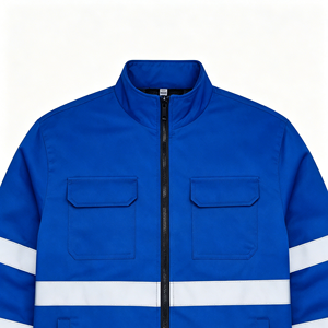 Traje de Trabajo de Seguridad, Chaqueta y Pantalón, Ropa de Trabajo Industrial Antiestática, Resistente al Fuego y al Arco Eléctrico, Suministro de Fábrica - Product Image 4