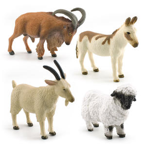 Lelewu modelo de simulación cabra salvaje cabra oveja manchado burro granja animal ornamento juguete - Product Image 5