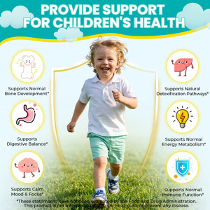 Gomitas Veganas de Zeolita Acentiallabs <span class=keywords><strong>9</strong></span> en 1, Suplementos Dietéticos Diarios, Gomitas de Zeolita <span class=keywords><strong>Detox</strong></span> para Niños, Apoyo Digestivo y para los Huesos - Product Image 4