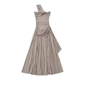 Vestidos Asimétricos Sexys con Hombros Descubiertos y Volantes para Mujer, a la Moda - Product Image 5