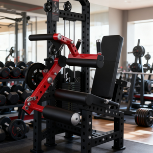 OEM Ticari Spor Salonu Kullanımı 2'si 1 Arada Bacak Egzersiz Aleti Çift Fonksiyonlu Pim Yüklü Oturmalı Bacak Ekstansiyonu ve Bacak Curl'u - Product Image 4