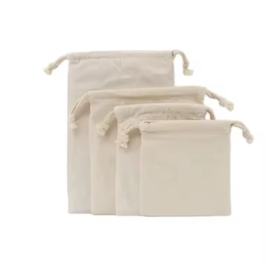 Sac à poussière pour sacs à main, sac à linge en coton écologique, sac à chaussures en toile de mousseline avec cordon de serrage - Product Image 2