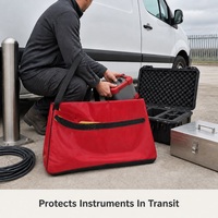 Sac de transport pour instruments, bâche personnalisée, imperméable, en PVC tissé enduit, robuste, fabricant ODM/OEM, usage industriel, velcro