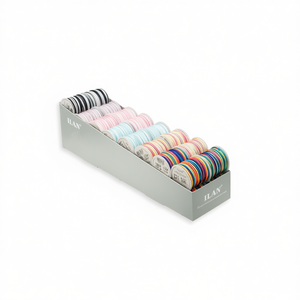 Cordoncino in poliestere Ilan a coda di topo 1,5 mm 15 m Set da 32 pezzi per lavori artigianali - Product Image 1