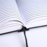 Agenda A5 personnalisable, couverture rigide, reliure cousue, carton rigide de 1,5 mm pour 600 pages, logo estampé à chaud, marqueur ruban, couverture en papier
