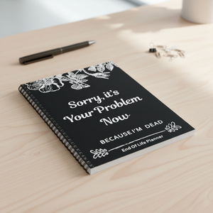 Cuaderno de tapa dura con hilo B5, planificador de fin de vida, con cuero <span class=keywords><strong>PU</strong></span> de 100 g/m² - Product Image 3