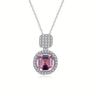 Juego de Joyas de Circonio con Baño de Rodio de 6 mm para Mujer, Collar/Aretes/Anillo, Joyería Clásica para Regalo 2023 - Product Image 2