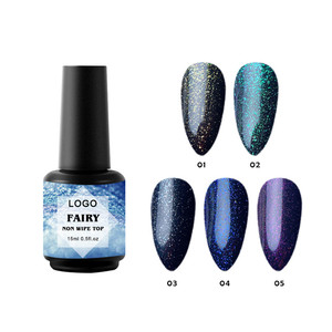 Uñas producto Gel polaco no limpiar de brillo no borrar Base superior de capa superior brillo de larga duración - Product Image 3