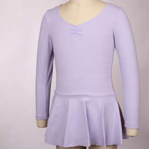 Dancewear katun pakaian balet lengan panjang gadis <span class=keywords><strong>Leotard</strong></span> nyaman tari klasik balet untuk pertunjukan tari balet - Product Image 1