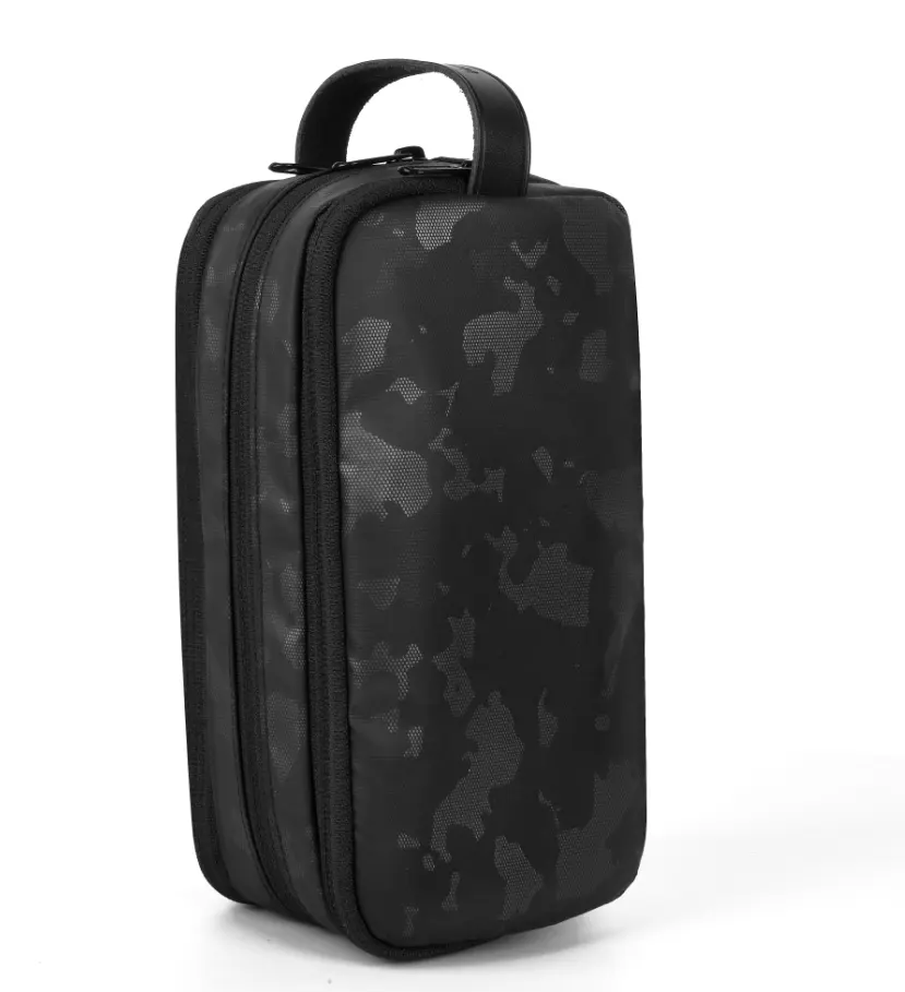 Custodia per accessori mobili da viaggio con tasche Multiple WiWU con manico in pelle borsa per Organizer portatile di alta qualità