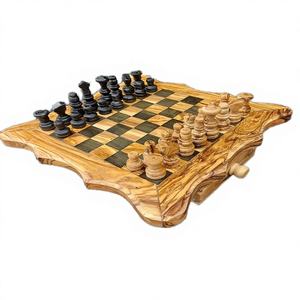 Classic Handmade Waterproof Wooden <b>Chess</b> <b>Set</b> Customizable <b>Unique</b> Design High Quality Natural Wood Eco Friendly - Product Image 3