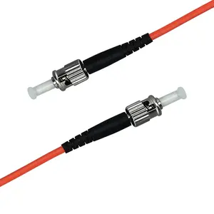 Cable de puente jumperethernet de fibra óptica de plástico ST Ethernet multimodo 2,0/3,0 MM con rendimiento de inserción mutua