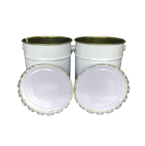 Vente en gros <span class=keywords><strong>20L</strong></span> Grande boîte de conserve en métal Seau à peinture en forme de cylindre pour le stockage de l'huile automobile Logo personnalisé Fabricant chinois <span class=keywords><strong>pas</strong></span> <span class=keywords><strong>cher</strong></span> - Product Image 2
