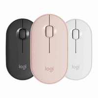 Souris sans fil silencieuse Logitech Pebble M350 originale à 100 %, 1000 DPI, 3 boutons, ergonomique, portable, mini, vente en gros