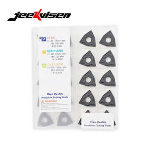 Jeekvisen Wnmg080404 Insertos de carburo de tungsteno para fresadoras CNC Herramienta de corte de piezas de trabajo de acero con embalaje de caja Fabricante directo - Product Image 3