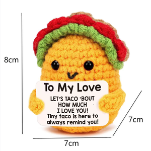 Mini fleur en crochet faite à la main pour le soutien émotionnel, cadeaux de Noël et d'anniversaire pour amies, femmes, travailleuses, hommes, personnel, sœurs - Product Image 4