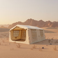 Tente de camping gonflable légère, imperméable et résistante au vent pour la randonnée et le camping sauvage