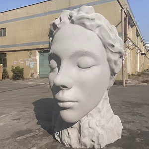 Estatua <span class=keywords><strong>de</strong></span> Cabeza <span class=keywords><strong>de</strong></span> Mujer Gigante <span class=keywords><strong>de</strong></span> Espuma <span class=keywords><strong>de</strong></span> Fibra <span class=keywords><strong>de</strong></span> Vidrio Estilo Occidental Personalizada, Estatua <span class=keywords><strong>de</strong></span> Cabeza Humana <span class=keywords><strong>de</strong></span> <span class=keywords><strong>Piedra</strong></span> para Decoración <span class=keywords><strong>de</strong></span> Bares - Product Image 5