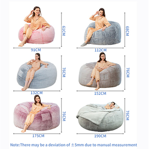 Istadromo Quà Tặng <span class=keywords><strong>Amazon</strong></span> hot-bán không có điền 7ft Beanbag bìa dễ thương trong nhà ngoài trời thoải mái ghế lớn túi Đậu Bìa - Product Image 5