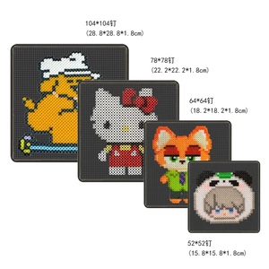 Pixdou - Cuentas de Juguete Hechas a Mano de 2.6 mm, Cuentas de Plástico para Manualidades, Juguetes Educativos para Niños, Cuentas Perler Fusionadas Hama, Juego de Cuentas con Control por Aplicación Móvil y Tablero LED - Product Image 3