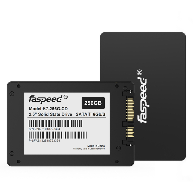 Faspeed Internal SATA 3.0 2.5" Inch SSD 128GB-2TB High-Speed (560/520MB/s) TLC Flash 3-Year Warranty