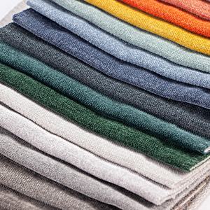 टेंगगुई तैयार माल लौ रेटरेंट बुने हुए असबाब नरम चेनले कपड़े उच्च गुणवत्ता वाले बहु रंग सोफे - Product Image 3