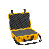Valise de transport en plastique rigide, petite, avec insert en mousse pré-découpé, personnalisable OEM, étanche IP67, antichoc, anti-poussière, boîte à outils de transport