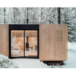 Kits modulaires <span class=keywords><strong>en</strong></span> acier léger imperméables, panneaux sandwich préfabriqués, maison <span class=keywords><strong>de</strong></span> bureau moderne du milieu du siècle, <span class=keywords><strong>studio</strong></span> <span class=keywords><strong>de</strong></span> <span class=keywords><strong>jardin</strong></span>, structure <span class=keywords><strong>en</strong></span> acier assemblée - Product Image 2