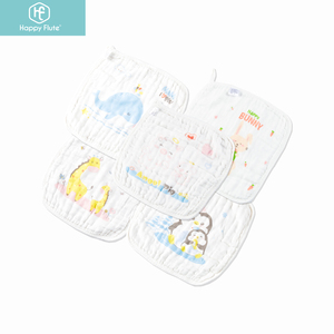 Happyflute-toallitas de muselina <span class=keywords><strong>para</strong></span> bebés, 100% algodón, respetuosas con la piel - Product Image 5