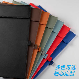 Leather <b>File</b> <b>Folder</b> With Pen Holder Magnetic Closure Business Gift Customizable Logo PT-BJ24001 - Product Image 2