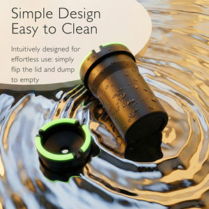 暗闇で光る車用灰皿 新素材プラスチック製 メーカー卸売 無煙車用灰皿 最新ポータブル喫煙アクセサリー - Product Image 3