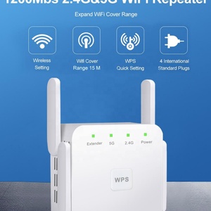 Repetidor de WiFi de 5 GHz y 1200 Mbps en Oferta, Amplificador con Cobertura de 300-500 m² para Uso en Interiores - Product Image 4