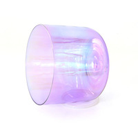 Custom Purple Clear Quartz Crystal Singing Bowl Psalting Bowl Yoga Therapy Percussion Instrument Music Bowl Professional