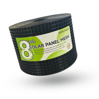 Grillage anti-oiseaux en PVC pour panneaux solaires, certifié CE, en acier galvanisé noir, protection anti-oiseaux pour panneaux solaires