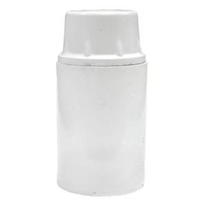 Portalamparas E-14 2A Liso Bianco - Ideale per Illuminare Spazi Interni e Realizzare Installazioni Elettriche su Lampade. - Product Image 1